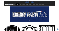 Desktop Screenshot of fantasysportstrophies.com