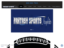 Tablet Screenshot of fantasysportstrophies.com